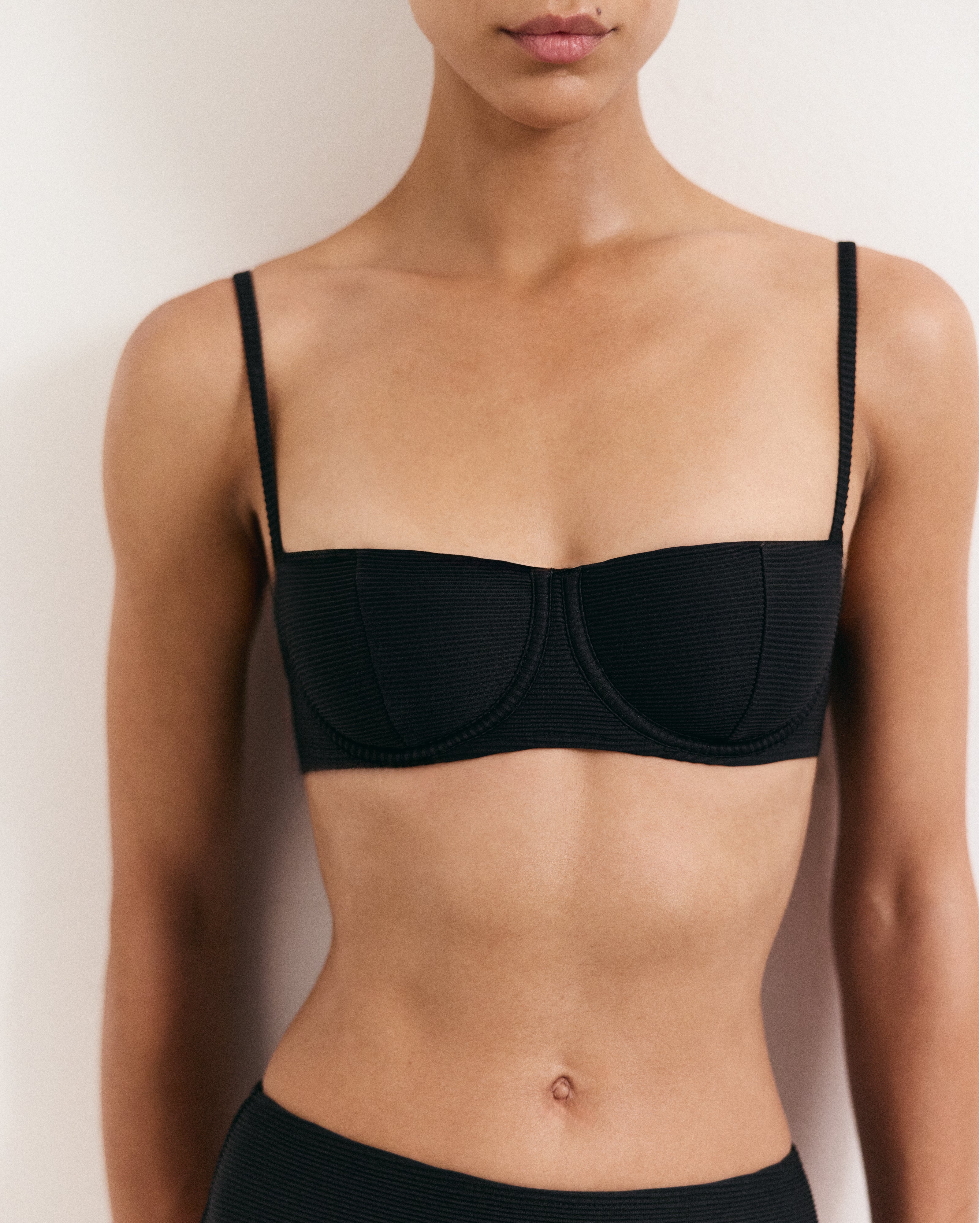 Retro Balconette + High Waisted - Bikini Set